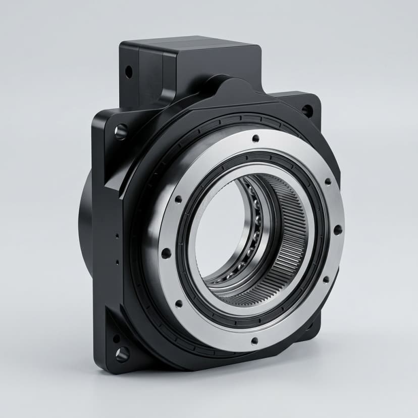 Hollow-shaft rotary actuator module for robot wiring path evaluation